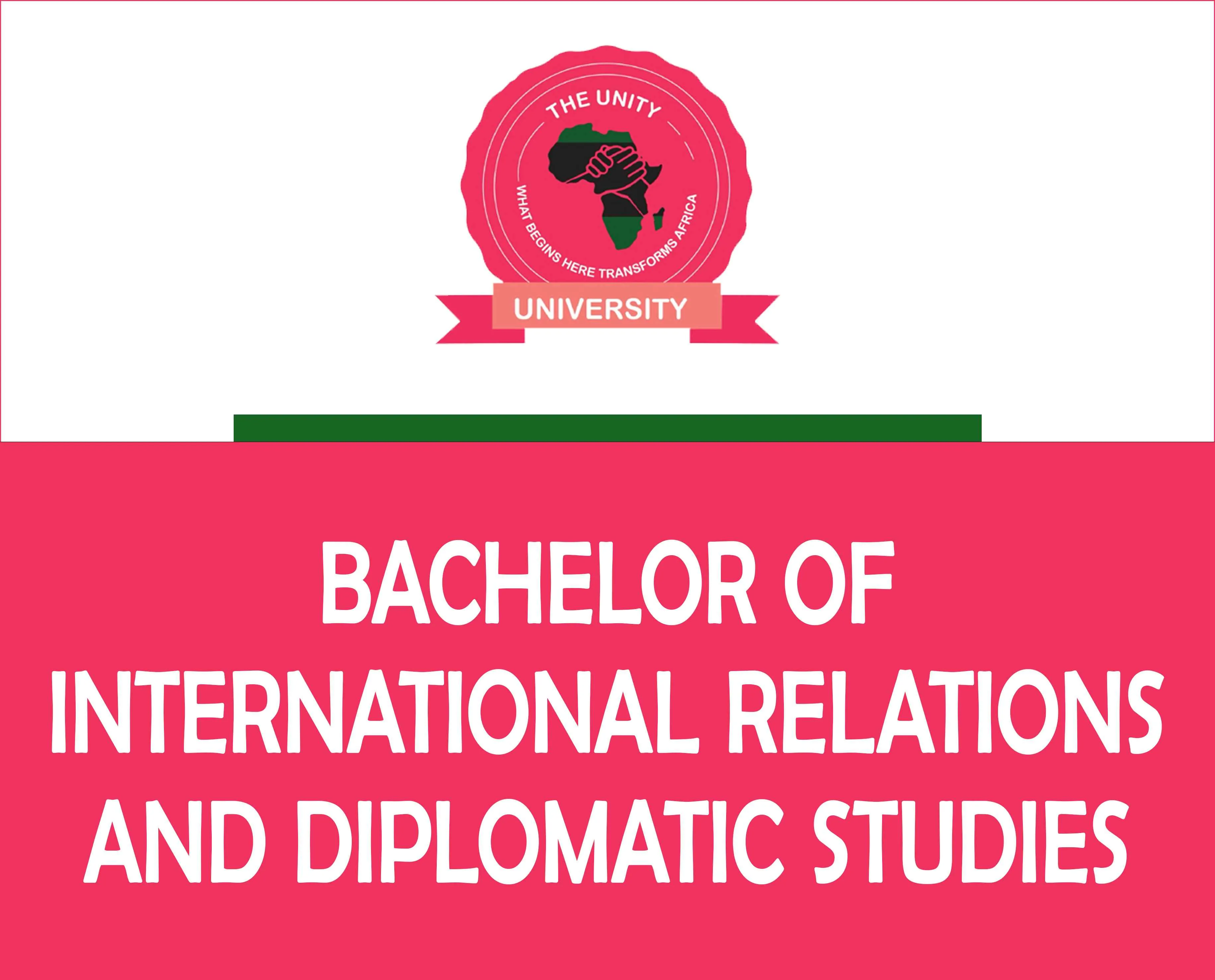Bachelor of International Relations and Diplomatic Studies